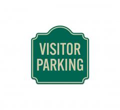 Visitor Parking Aluminum Sign (Reflective)
