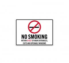 California No Smoking Decal (Non Reflective)