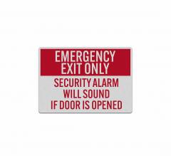 Fire & Emergency Exit Only Decal (Reflective)