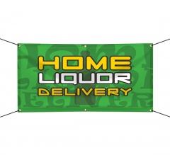Home Liquor Delivery Available Vinyl Banners