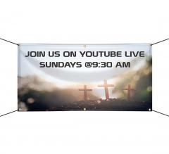Join us on Youtube Live Vinyl Banners