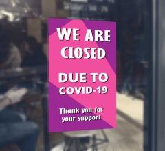 We are Closed due to Covid-19 Window Decals