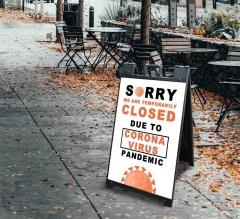 Sorry We are Temporarily Closed Signicade Black