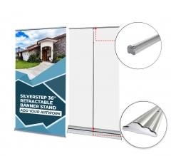 Silverstep 36'' Retractable Banner Stand