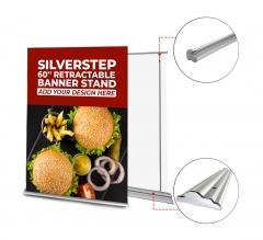 Silverstep 60'' Retractable Banner Stand