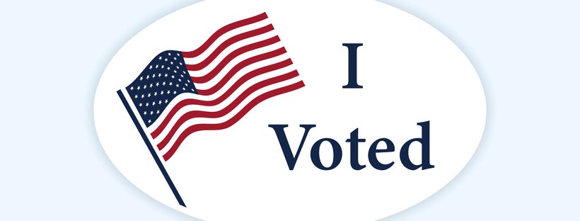 Classic 'I Voted' sticker 