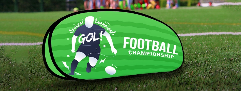 pop up display for football match