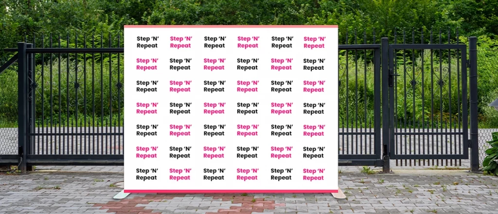 step and repeat banner