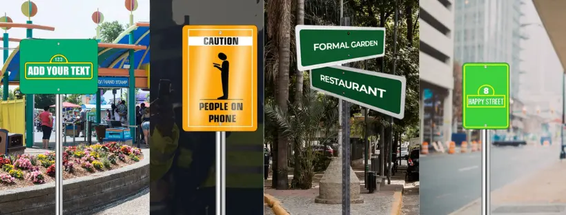 Cityscape Clues: The Role of Custom Street Signs in Urban Wayfinding