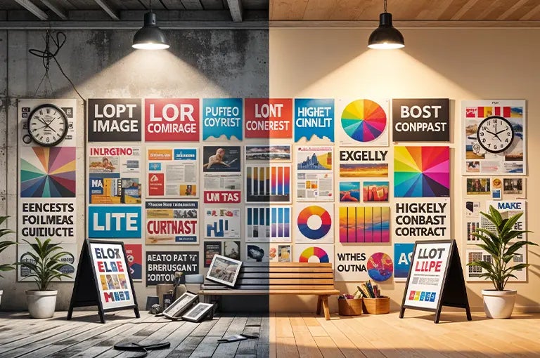 Tips for Using Contrasting Colors to Enhance Visibility in Low-Light Conditions