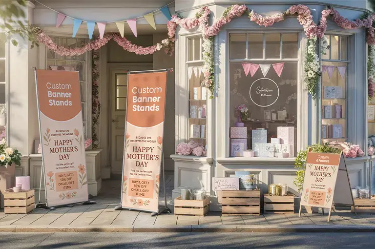 How Local Businesses Can Use Custom Signage to Shine on Mother’s Day