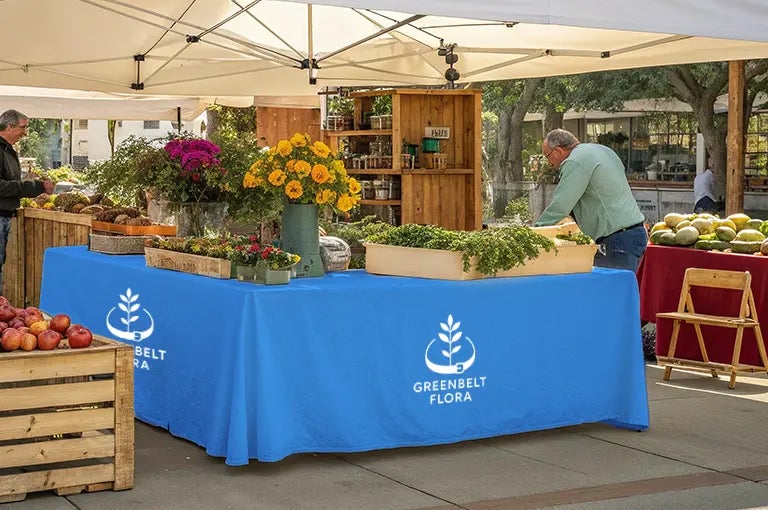 What are the best ideas to promote table covers for small business Saturday?
