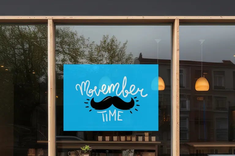 Create brand awareness with Custom Decals for movember 2025