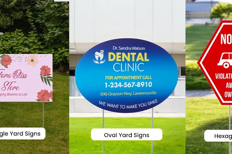 What Are the Different Types of Yard Signs?